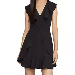 BCBGMAXAZRIA Ruffled Mini Dress